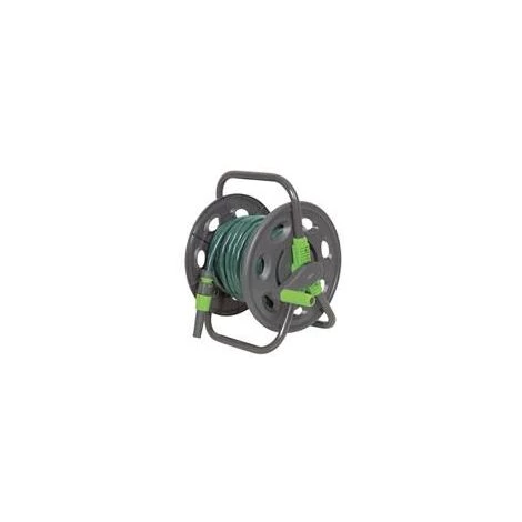 HELIOTRADE Enrouleur De Tuyau De Jardin Portable Avec 15 M De Tuyau 4 HELIOTRADE Enrouleur De Tuyau De Jardin Portable Avec 15 M De Tuyau – Image 2