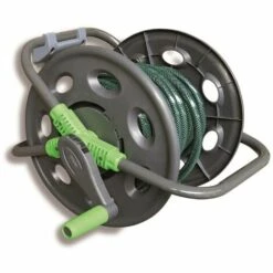 HELIOTRADE Enrouleur De Tuyau De Jardin Portable Avec 15 M De Tuyau 9 HELIOTRADE Enrouleur De Tuyau De Jardin Portable Avec 15 M De Tuyau -Tuyau d'arrosage Soldes 10757502 4