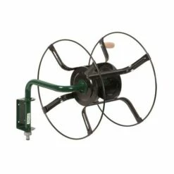 HELIOTRADE Devidoir Mural Enrouleur De Tuyau De Jardin à Equiper