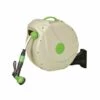 HELIOTRADE Enrouleur Automatique Mural Devidoir De Tuyau Jardin 20 M