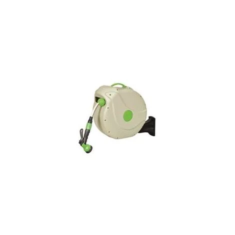 HELIOTRADE Enrouleur Automatique Mural Devidoir De Tuyau Jardin 20 M 4 HELIOTRADE Enrouleur Automatique Mural Devidoir De Tuyau Jardin 20 M – Image 2