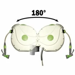 HELIOTRADE Enrouleur Automatique Mural Devidoir De Tuyau Jardin 20 M 10 HELIOTRADE Enrouleur Automatique Mural Devidoir De Tuyau Jardin 20 M -Tuyau d'arrosage Soldes 10757514 4