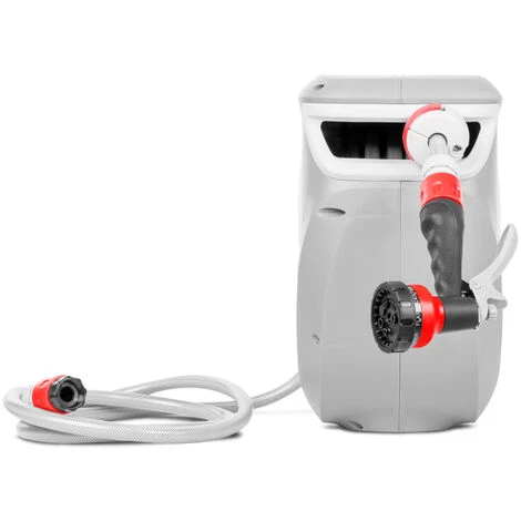 Dévidoir Mural 30m, Enrouleur Automatique Et Support Mural Pivotant à 180º, Buse De Tuyau à 9 Positions - Greencut MNG300 7 Dévidoir Mural 30m, Enrouleur Automatique Et Support Mural Pivotant à 180º, Buse De Tuyau à 9 Positions - Greencut MNG300 – Image 5