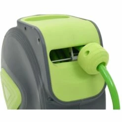 VidaXL Enrouleur Mural Automatique Pour Tuyau Rétractable 10+1 M - Vert 10 VidaXL Enrouleur Mural Automatique Pour Tuyau Rétractable 10+1 M - Vert -Tuyau d'arrosage Soldes 11741637 4