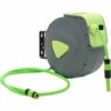 VidaXL Enrouleur Mural Automatique Pour Tuyau Rétractable 20+2 M - Vert -Tuyau d'arrosage Soldes 11741638 1