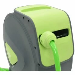 VidaXL Enrouleur Mural Automatique Pour Tuyau Rétractable 20+2 M - Vert 10 VidaXL Enrouleur Mural Automatique Pour Tuyau Rétractable 20+2 M - Vert -Tuyau d'arrosage Soldes 11741638 4