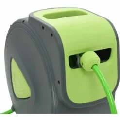 VidaXL Enrouleur Tuyau D'eau Rétractable Automatique Fixé Mur 30+2 M - Vert 10 VidaXL Enrouleur Tuyau D'eau Rétractable Automatique Fixé Mur 30+2 M - Vert -Tuyau d'arrosage Soldes 11741639 4
