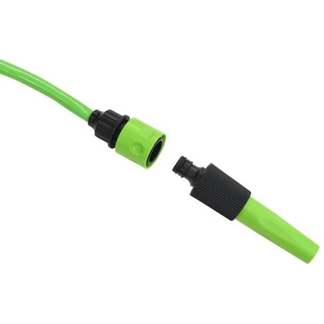 VidaXL Enrouleur Tuyau D'eau Rétractable Automatique Fixé Mur 30+2 M - Vert 7 VidaXL Enrouleur Tuyau D'eau Rétractable Automatique Fixé Mur 30+2 M - Vert – Image 5