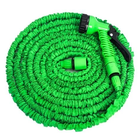 HOBBYTECH Tuyaux D'arrosage Extensible Rétractable 15m Avec Pistolet 7 Fonctions Vert 3 HOBBYTECH Tuyaux D'arrosage Extensible Rétractable 15m Avec Pistolet 7 Fonctions Vert