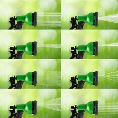 Waldbeck Water Wizard 15 Tuyau D'arrosage Souple 8 Fonctions 15 M Noir 6 Waldbeck Water Wizard 15 Tuyau D'arrosage Souple 8 Fonctions 15 M Noir – Image 4