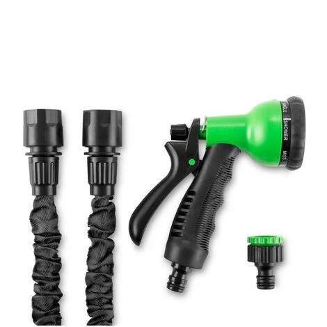 Waldbeck Water Wizard 30 Tuyau D'arrosage Souple 8 Fonctions 30 M Noir 7 Waldbeck Water Wizard 30 Tuyau D'arrosage Souple 8 Fonctions 30 M Noir – Image 5