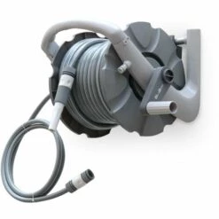 ALICE'S GARDEN Dévidoir Mural Mini 20m. Enrouleur Avec Tuyau D’arrosage. Raccord Et Lance Fournis