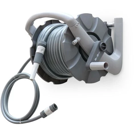 ALICE'S GARDEN Dévidoir Mural Mini 20m. Enrouleur Avec Tuyau D’arrosage. Raccord Et Lance Fournis 3 ALICE'S GARDEN Dévidoir Mural Mini 20m. Enrouleur Avec Tuyau D’arrosage. Raccord Et Lance Fournis