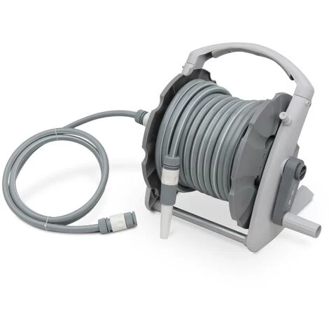 ALICE'S GARDEN Dévidoir Mural Mini 20m. Enrouleur Avec Tuyau D’arrosage. Raccord Et Lance Fournis 4 ALICE'S GARDEN Dévidoir Mural Mini 20m. Enrouleur Avec Tuyau D’arrosage. Raccord Et Lance Fournis – Image 2