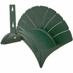 MERMIER Porte Tuyau Mural Original En Acier Feuille Ginko Vert - Vert Sapin