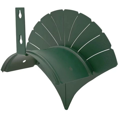 MERMIER Porte Tuyau Mural Original En Acier Feuille Ginko Vert - Vert Sapin 3 MERMIER Porte Tuyau Mural Original En Acier Feuille Ginko Vert - Vert Sapin