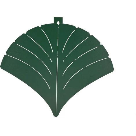 MERMIER Porte Tuyau Mural Original En Acier Feuille Ginko Vert - Vert Sapin 6 MERMIER Porte Tuyau Mural Original En Acier Feuille Ginko Vert - Vert Sapin – Image 4