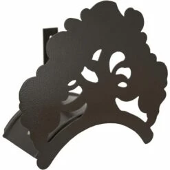 MERMIER Porte Tuyau Mural Original En Acier Arbre Marron - Marron Cuir