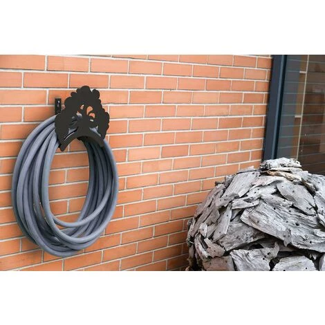 MERMIER Porte Tuyau Mural Original En Acier Arbre Marron - Marron Cuir 4 MERMIER Porte Tuyau Mural Original En Acier Arbre Marron - Marron Cuir – Image 2