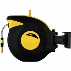 MSW Enrouleur De Tuyau Automatique Dévidoir Arrosage Jardin Pvc 30+2 M Raccord 1/2' - Noir, Jaune 8 MSW Enrouleur De Tuyau Automatique Dévidoir Arrosage Jardin Pvc 30+2 M Raccord 1/2' - Noir, Jaune -Tuyau d'arrosage Soldes 13815112 2