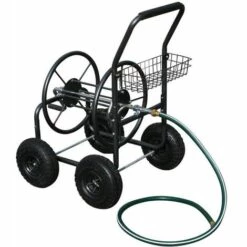 Varan Motors - TC471 Dévidoir, Chariot Enrouleur De Tuyau D'arrosage, Max 90mètres - Noir 10 Varan Motors - TC471 Dévidoir, Chariot Enrouleur De Tuyau D'arrosage, Max 90mètres - Noir -Tuyau d'arrosage Soldes 138804 4