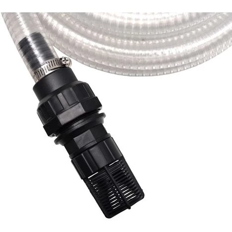 VIDAXL Tuyau D'aspiration Avec Raccords 7 M 22 Mm Blanc - Arrosage Et Irrigation - Tuyaux D'arrosage - Blanc - Blanc 5 VIDAXL Tuyau D'aspiration Avec Raccords 7 M 22 Mm Blanc - Arrosage Et Irrigation - Tuyaux D'arrosage - Blanc - Blanc – Image 3