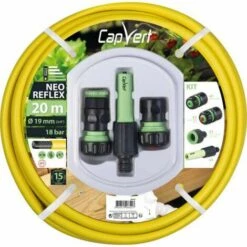 CAPVERT Batterie Tuyau D'arrosage Néo Reflex Diamètre 19 Mm - Longueur 20 M - Cap Vert
