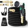TRESKO® Tuyau D'arrosage Flexible Et Extensible Pour Jardin | Extensible De 7,5m | Avec 3 Embouts En Latex | Tuyau D'arrosage Rétractable Noir 1 TRESKO® Tuyau D'arrosage Flexible Et Extensible Pour Jardin | Extensible De 7,5m | Avec 3 Embouts En Latex | Tuyau D'arrosage Rétractable Noir -Tuyau d'arrosage Soldes 14828987 1