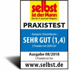 TRESKO® Tuyau D'arrosage Flexible Et Extensible Pour Jardin | Extensible De 7,5m | Avec 3 Embouts En Latex | Tuyau D'arrosage Rétractable Noir -Tuyau d'arrosage Soldes 14828987 5