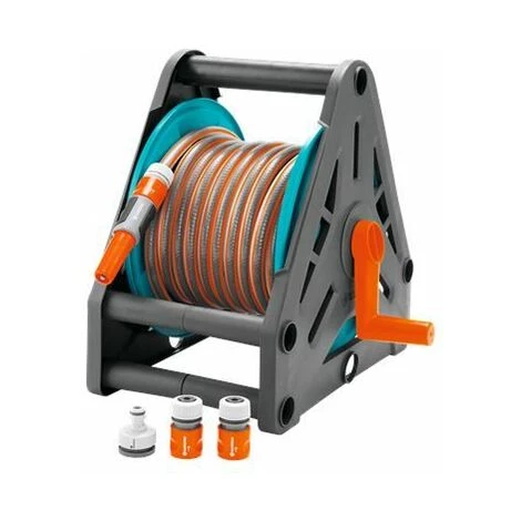 Gardena Devidoir Portable équipé - 15 M De Tuyau + Lance + Accessoires 3 Gardena Devidoir Portable équipé - 15 M De Tuyau + Lance + Accessoires