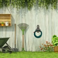 Relaxdays Support Tuyau D’arrosage Robinet, Design Vintage,mural Tuyau En Fer, HlP 38,5 X 32,5 X 23 Cm, Choix De Couleur 9 Relaxdays Support Tuyau D’arrosage Robinet, Design Vintage,mural Tuyau En Fer, HlP 38,5 X 32,5 X 23 Cm, Choix De Couleur -Tuyau d'arrosage Soldes 18161183 3