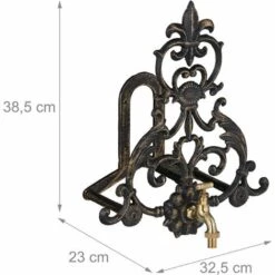 Relaxdays Support Tuyau D’arrosage Robinet, Design Vintage,mural Tuyau En Fer, HlP 38,5 X 32,5 X 23 Cm, Choix De Couleur 11 Relaxdays Support Tuyau D’arrosage Robinet, Design Vintage,mural Tuyau En Fer, HlP 38,5 X 32,5 X 23 Cm, Choix De Couleur -Tuyau d'arrosage Soldes 18161183 5