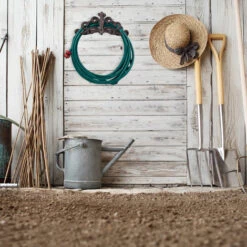 Relaxdays Support Mural Tuyaux, Aspect Antique, Jardin Etc Entreposage Mural De Tuyaux, Fonte De Fer HxlxP15x36x15cm,choix De Couleurs -Tuyau d'arrosage Soldes 18161188 5