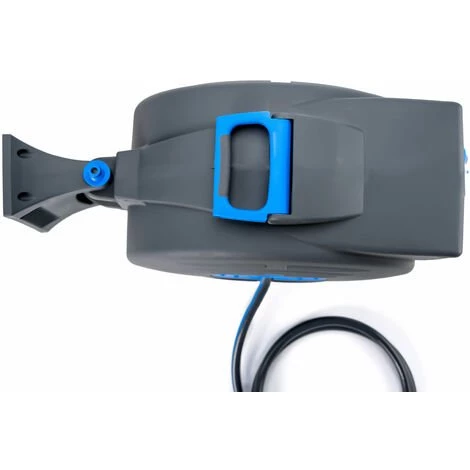 Dévidoir Mural Automatique L.20m + 2m - Suan - Gris 4 Dévidoir Mural Automatique L.20m + 2m - Suan - Gris – Image 2