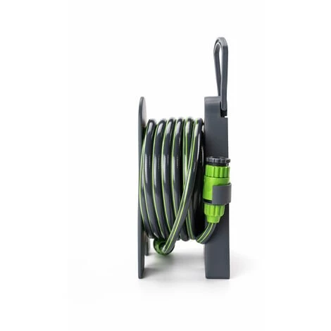 Dévidoir Portable équipé Pour Balcons Et Terrasses L.10m - Suan - Gris 5 Dévidoir Portable équipé Pour Balcons Et Terrasses L.10m - Suan - Gris – Image 3