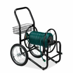 Relaxdays Chariot Pour Tuyau, Tambour Mobile, Connexion 1/2 & 3/4 De Pouce; Jusqu’à 90 De Long, 2 Roues, Métal, Noir 9 Relaxdays Chariot Pour Tuyau, Tambour Mobile, Connexion 1/2 & 3/4 De Pouce; Jusqu’à 90 De Long, 2 Roues, Métal, Noir -Tuyau d'arrosage Soldes 18408146 3