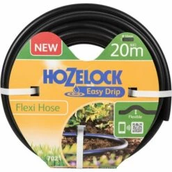 Tuyau D'arrosage Souple / Flexi Ø13mm 20m - HOZELOCK 7021 0000 - Garantie 3 Ans - Noir