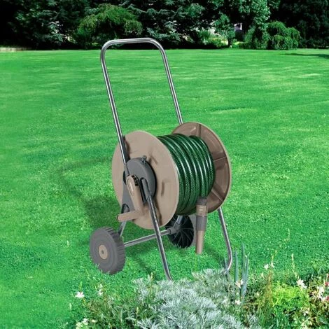 JARDIBRIC Chariot Dévidoir à Manivelle Pour Tuyau 6 JARDIBRIC Chariot Dévidoir à Manivelle Pour Tuyau – Image 4