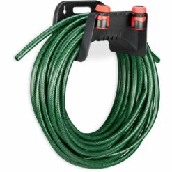 Relaxdays Support Pour Tuyau, Mural En Plastique, Suspension Pour Tuyau D’arrosage De Jardin, HlP 14 X 24 X 16 Cm, Noir -Tuyau d'arrosage Soldes 18633510 5