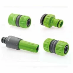 Kit Arrosage 4 Pieces Diam 25-1" VITO GARDEN Lance Multi Jet + Nez De Robinet + Raccord Rapide + Embout Raccord