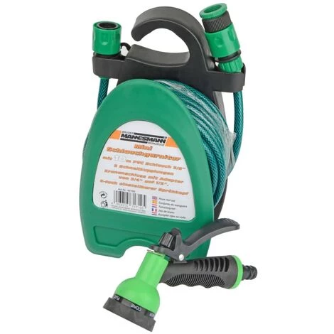 BRÜDER MANNESMANN Brüder Mannesmann Ensemble De Mini Tuyau D'arrosage 10 M - Vert 3 BRÜDER MANNESMANN Brüder Mannesmann Ensemble De Mini Tuyau D'arrosage 10 M - Vert