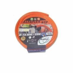 Tuyau Arrosage Orange Spécial BTP Ø19, Lg 25m ALFAFLEX