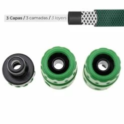 PrimeMatik - Kit De Tuyau D'arrosage 15 M 5/8 "15 Mm Avec Accessoires 10 PrimeMatik - Kit De Tuyau D'arrosage 15 M 5/8 "15 Mm Avec Accessoires -Tuyau d'arrosage Soldes 19614236 4