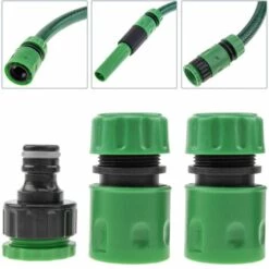 PrimeMatik - Kit De Tuyau D'arrosage 25 M 5/8 "15 Mm Avec Accessoires 9 PrimeMatik - Kit De Tuyau D'arrosage 25 M 5/8 "15 Mm Avec Accessoires -Tuyau d'arrosage Soldes 19614237 3