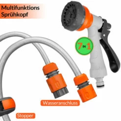 GARDEBRUK Enrouleur Automatique De Tuyau D'arrosage 30+2m 7en1dévidoir Eau Pivotable 180° 10 GARDEBRUK Enrouleur Automatique De Tuyau D'arrosage 30+2m 7en1dévidoir Eau Pivotable 180° -Tuyau d'arrosage Soldes 20797069 4