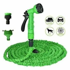 TOOLOFLIFEÂ  15M Pistolet à Eau Lavage De Voiture Multifonction, Buse De Pulvérisation De Jardin, Pulvérisateurs D'eau, Poignée Souple