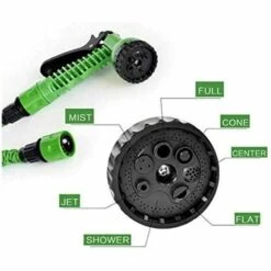 TOOLOFLIFEÂ  15M Pistolet à Eau Lavage De Voiture Multifonction, Buse De Pulvérisation De Jardin, Pulvérisateurs D'eau, Poignée Souple -Tuyau d'arrosage Soldes 22796337 5