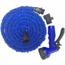 HOBBYTECH Tuyau Arrosage Bleu 7 Fonctions Extensible, Longueur Maxi 45 M 5 HOBBYTECH Tuyau Arrosage Bleu 7 Fonctions Extensible, Longueur Maxi 45 M -Tuyau d'arrosage Soldes 23521023 2