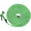 OOBEST Tuyaux D'arrosage Extensible Rétractable 30m Avec Pistolet 7 Fonctions Vert