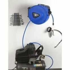 Enrouleur De Tuyau D'air Comprimé 20 M + 3 M Westfalia -Tuyau d'arrosage Soldes 24390082 3